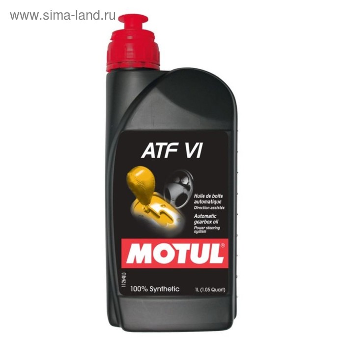 Трансмиссионное масло Motul ATF VI, 1 л 105774 трансмиссионное масло motul motylgear 75w80 1 л 105782