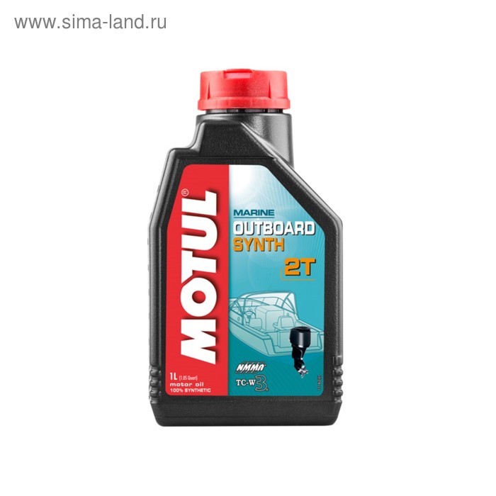 цена Моторное масло MOTUL Outboard 2T, 1 л 102788