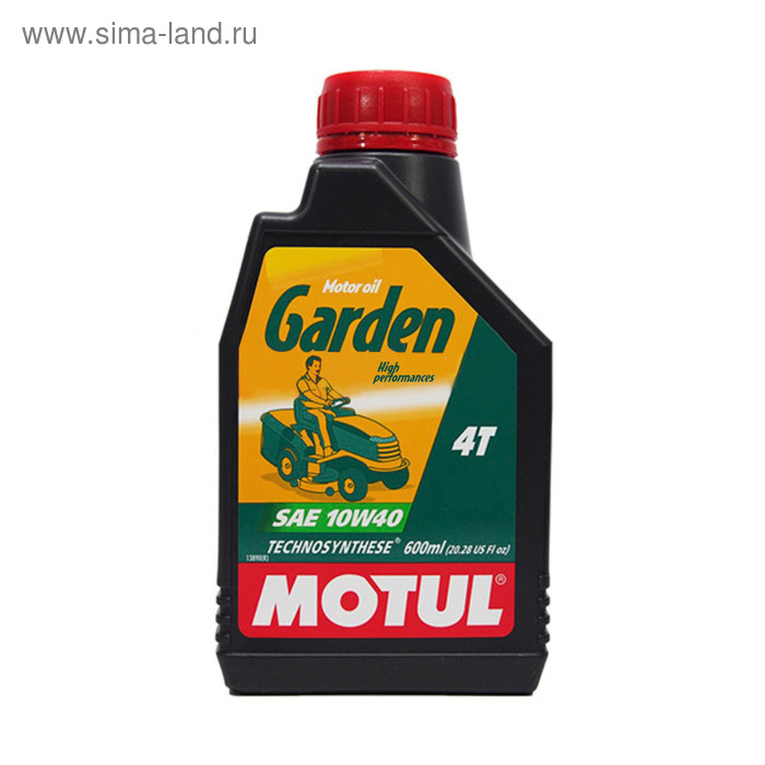 фото Масло моторное motul garden 4t 10w40, 600 мл 106991