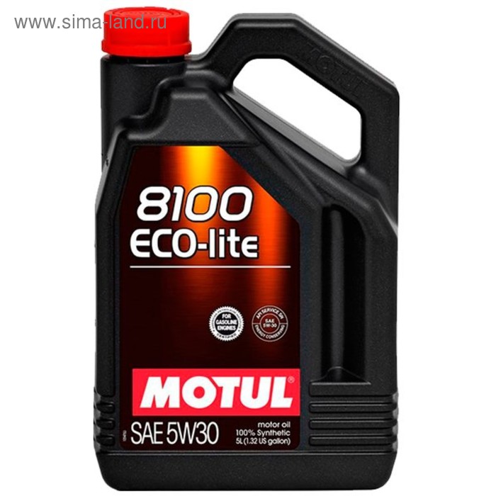 фото Масло моторное motul 8100 eco-lite 5w30, 5 л 108214