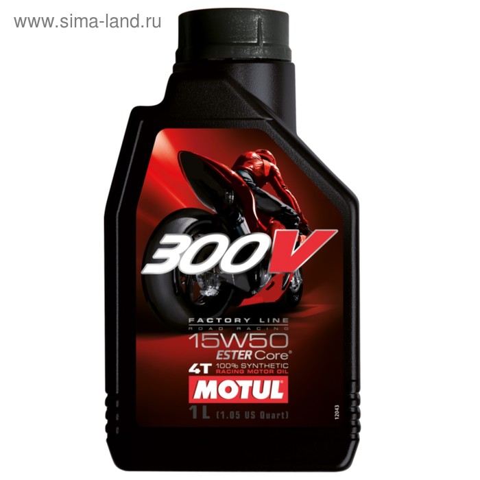 фото Моторное масло motul 300 v 4t road racing 15w-50, 1 л