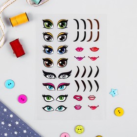 

Термонаклейка для декорирования текстильных изделий «Создай свою куклу» №1, 15×10 см