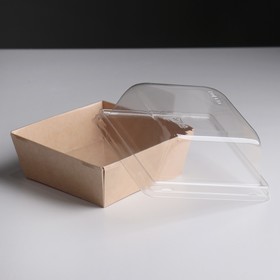 

Упаковка, салатник с прозрачной крышкой, 12,8 х 4,5 х см, 0,55 л