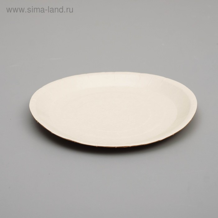 фото Биоразлагаемая тарелка, 18 х 18 см doeco