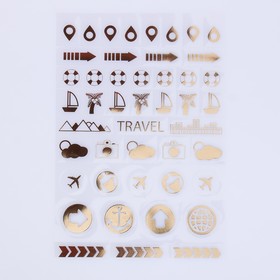 

Наклейки пластиковые Travel, 11 × 19 см
