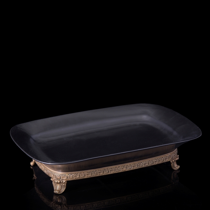 Блюдо "Карин", черное