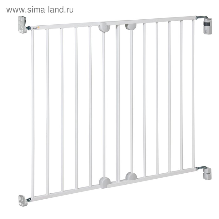 фото Ворота безопасности safety 1st wall-fix extending metal, 62-102 см, цвет белый