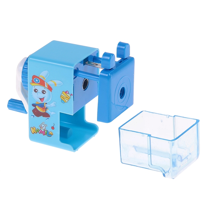 Точилка механическая с контейнером, микс