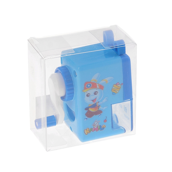 Точилка механическая с контейнером, микс