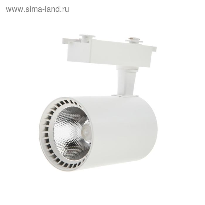 фото Трековый светильник luazon tsl-014, 20 w, 1600 lm, 2700-6500, управление с пульта, белый luazon lighting