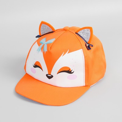 Кепка детская "Лиса" р-р. 52см