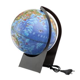 

Глобус Земли зоогеографический, диаметр 210 мм, с подсветкой, треугольная подставка