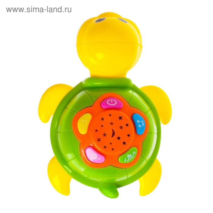 

Игрушка музыкальная «Черепаха», световые и звуковые эффекты, работает от батареек, МИКС, в пакете