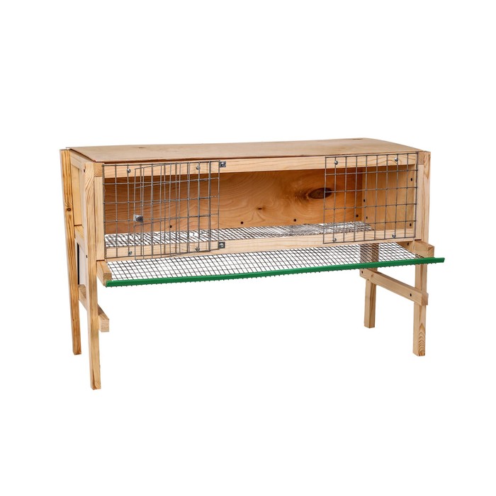 

Клетка для перепелов, 100 × 60 × 35 см, на 25-40 голов, с яйцесборником, деревянная
