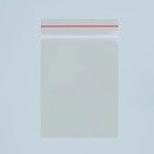 Пакет zip lock 10 x 18 см, 35 мкм (с красной полосой)