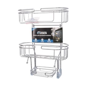 

Полка овальная двухэтажная Fixen