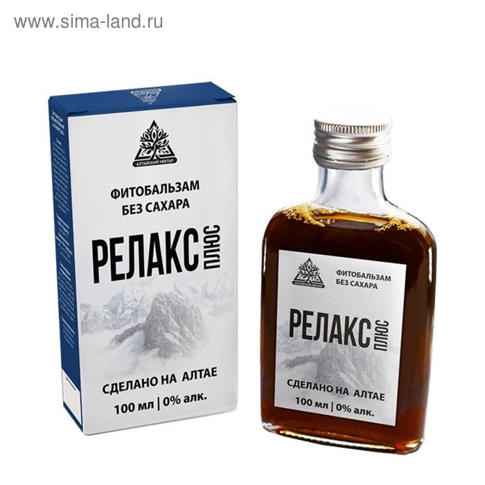 

Фитобальзам «Релакс плюс», без сахара, натуральный, 100 мл