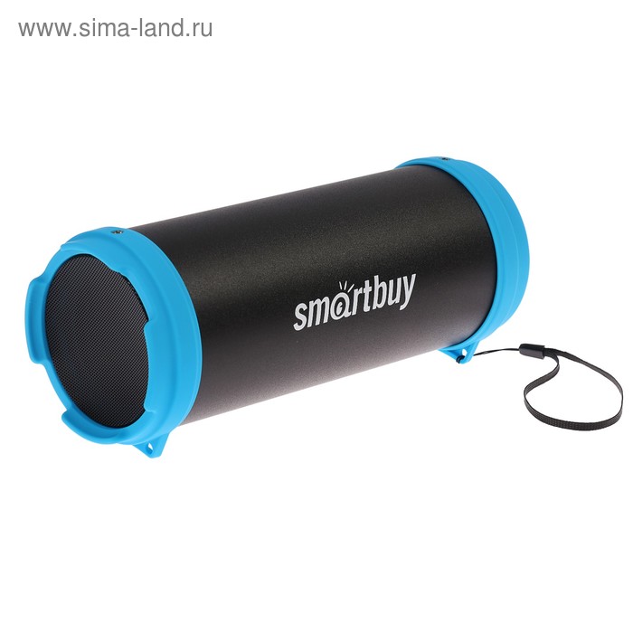 Портативная колонка SmartBuy MKII, 6 Вт, Bluetooth, FM-радио, USB, черно-синяя