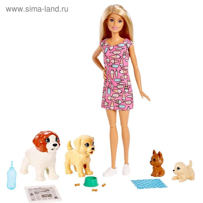 фото Игровой набор «кукла и щенки» mattel