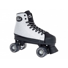 

Ролики-квады Roller Skates Silver Glamour, цвет серебристый, размер 38