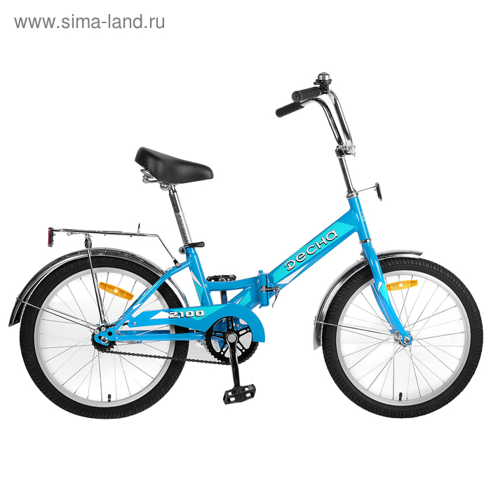 фото Велосипед 20" десна-2100, z011, цвет голубой, размер 13"