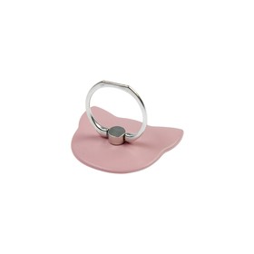 Держатель-подставка с кольцом для телефона LuazON, в форме 'Кошки', розовый Ош