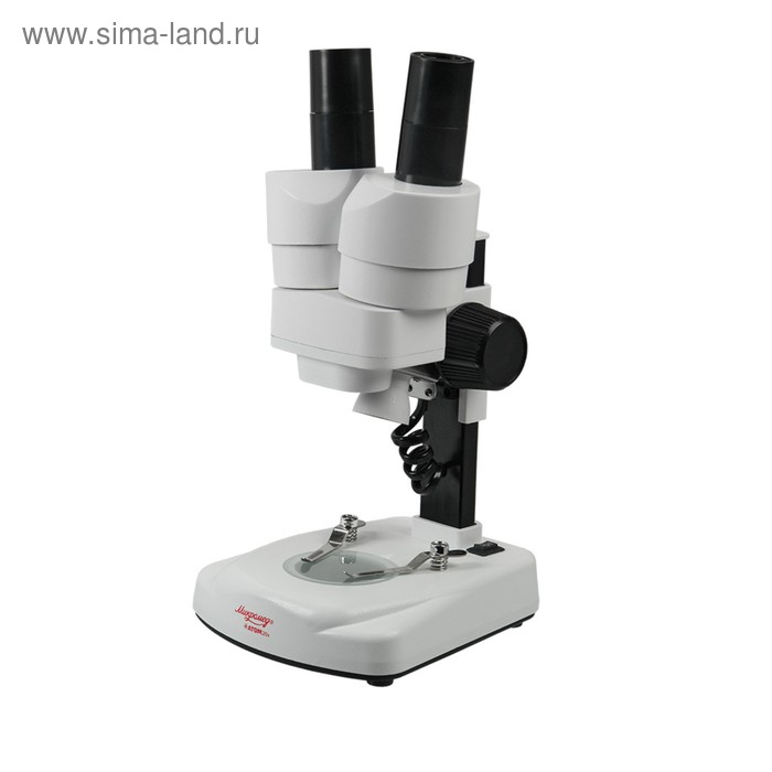 Микроскоп Микромед Атом 20x в кейсе микроскоп микромед 100x 900x в кейсе