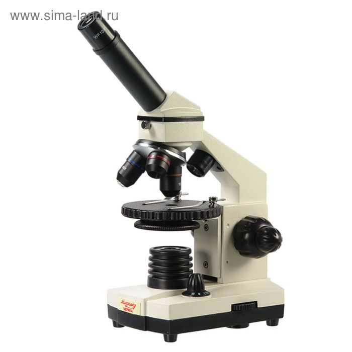 Микроскоп школьный Эврика 40х-1280х в текстильном кейсе микроскоп школьный эврика 40х 1280х с видеоокуляром в кейсе