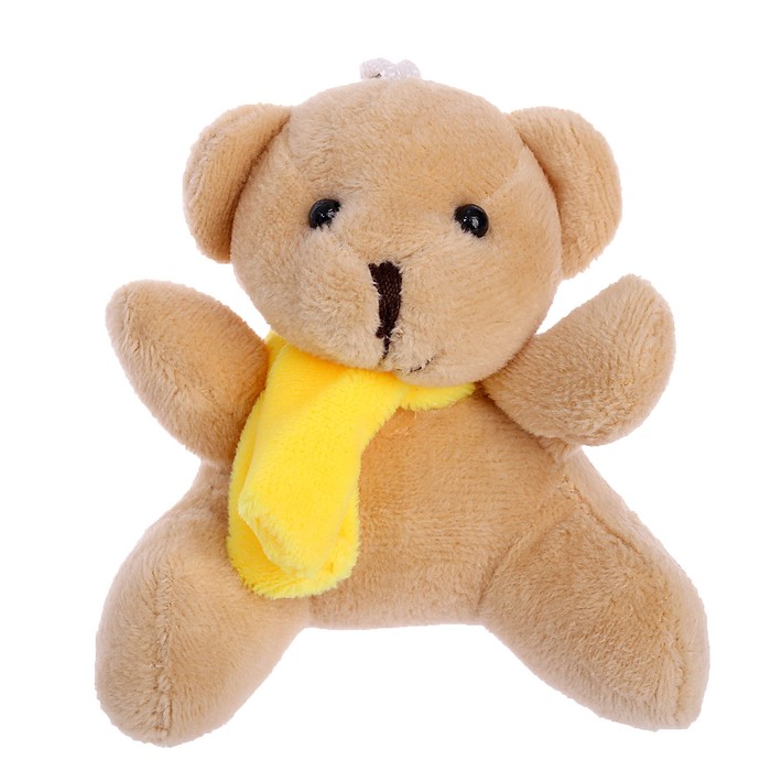 Игрушка-брелок «Мишка в шарфе», цвета МИКС мягкая игрушка мишка в шарфе цвет коричневый