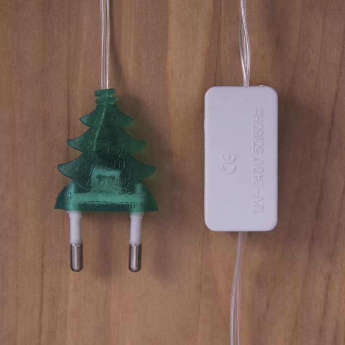 НИТЬ, 5м. с насад. “Звезда в крапинку”, Н.С. LED-20-220V,моргает, МУЛЬТИ