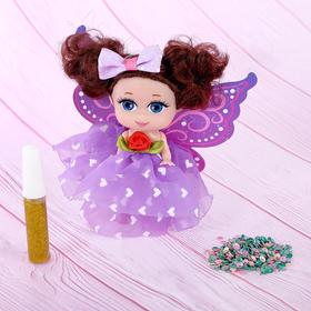 

Кукла малышка «Юленька: создай крылья своей мечты»: гель с блёстками и пайетки, МИКС