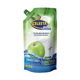 

Гель-бальзам для мытья посуды Celesta, с ароматом яблока, 500 мл