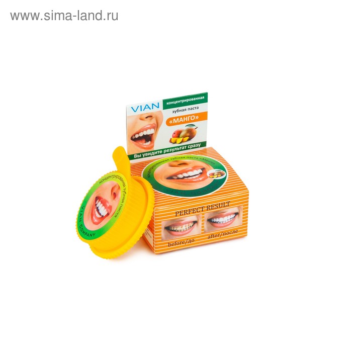 

Зубная паста Vian, Манго, концентрированная, 25 г