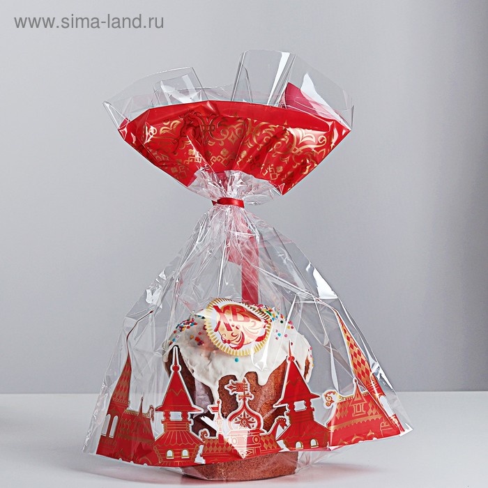 

Упаковка под кулич, донная складка, 17 х 28,4 см, 25 мкм
