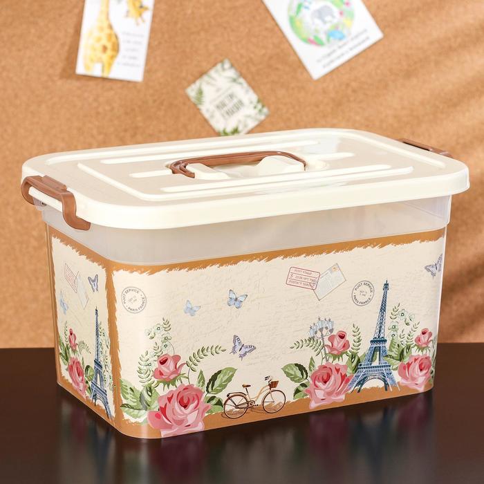 

Контейнер для хранения с крышкой Classic, 6,5 л, 31×20×17 см, МИКС