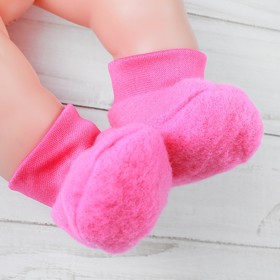 

Носки для куклы, длина стопы 7 см, цвет фуксии
