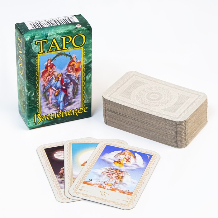 Таро Вселенское, гадальные карты, 78 карт, 7 х 4.5 см, с инструкцией гадальные карты таро вселенское 78 карт 7 х 4 5 см с инструкцией