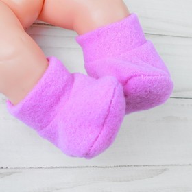 

Носки для куклы, длина стопы: 7 см, цвет фиолетовый