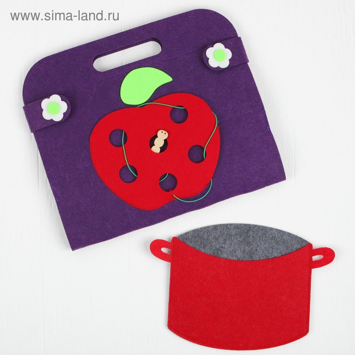 фото Сумка-игралка "овощи, фрукты и ягоды" smile decor