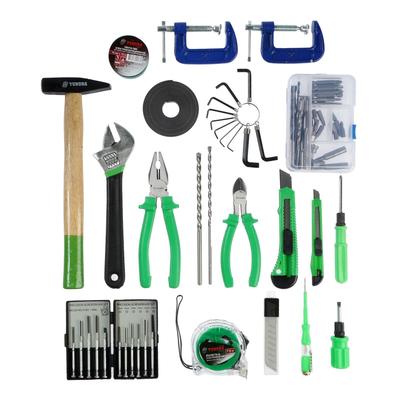 Набор инструментов в ящике TUNDRA basic, универсальный, 100 предметов