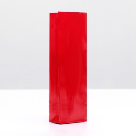Пакет бумажный фасовочный, глянцевый, красный, 5,5 х 3 х 17 см Ош