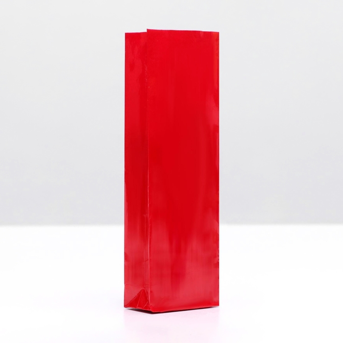 Пакет бумажный фасовочный, глянцевый, красный, 5,5 х 3 х 17 см пакет бумажный фасовочный глянцевый красный 5 5 х 3 х 17 см