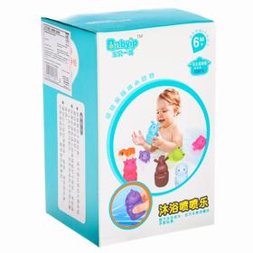 

Набор резиновых игрушек для игры в ванной "Зверята" 8шт