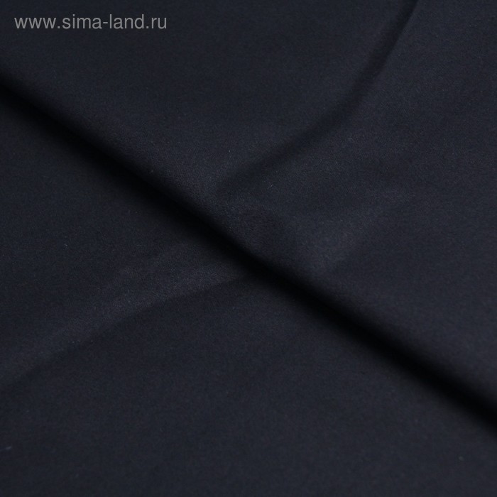 

Ткань плательная, сатин стрейч, ширина 150 см, цвет чёрный