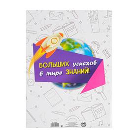 

Папка «Выпускник начальной школы», портфель, с двумя файлами, 22 х 31 см