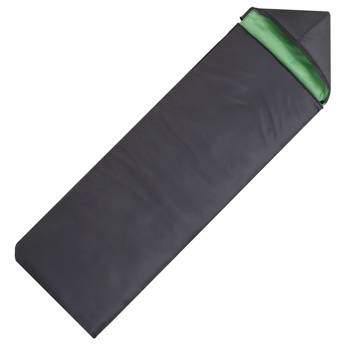 фото Спальный мешок maclay, 2-слойный, с капюшоном, 225 х 70 см, не ниже +5 с
