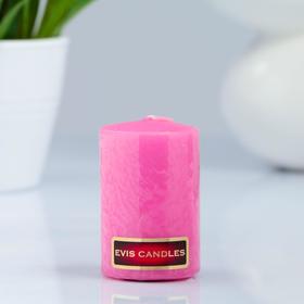 

Свеча - цилиндр, 4×6 см, 9 ч, фуксия