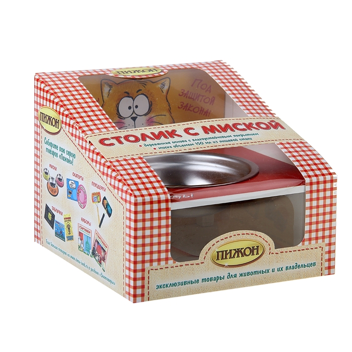 Подставка с миской 150 мл "Котэ"