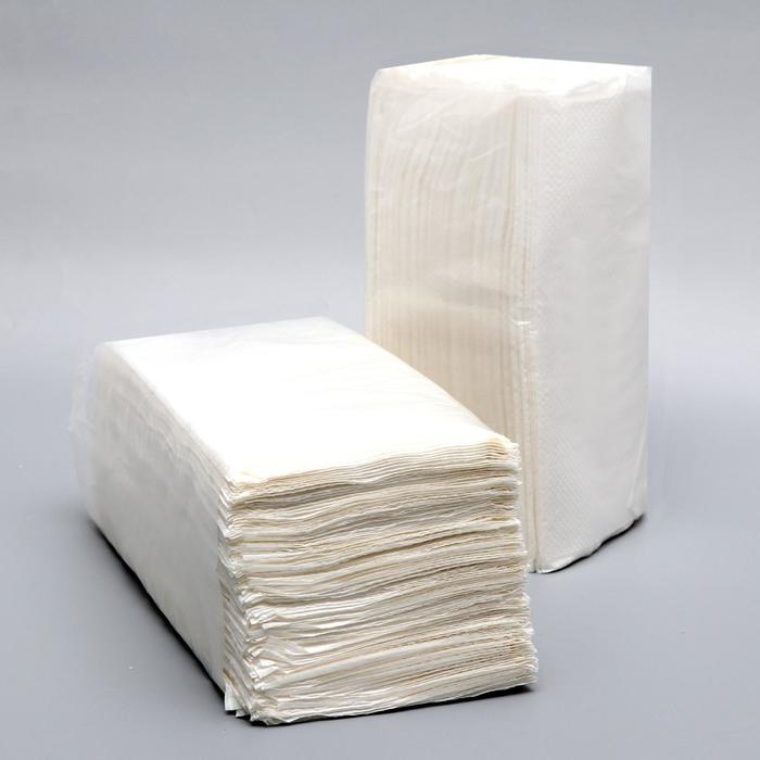 Полотенца бумажные V-сложения белые 25 г/м2, 200 листов