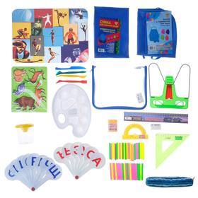 

Набор первоклассника Calligrata «Авто» для мальчика, 24 предмета